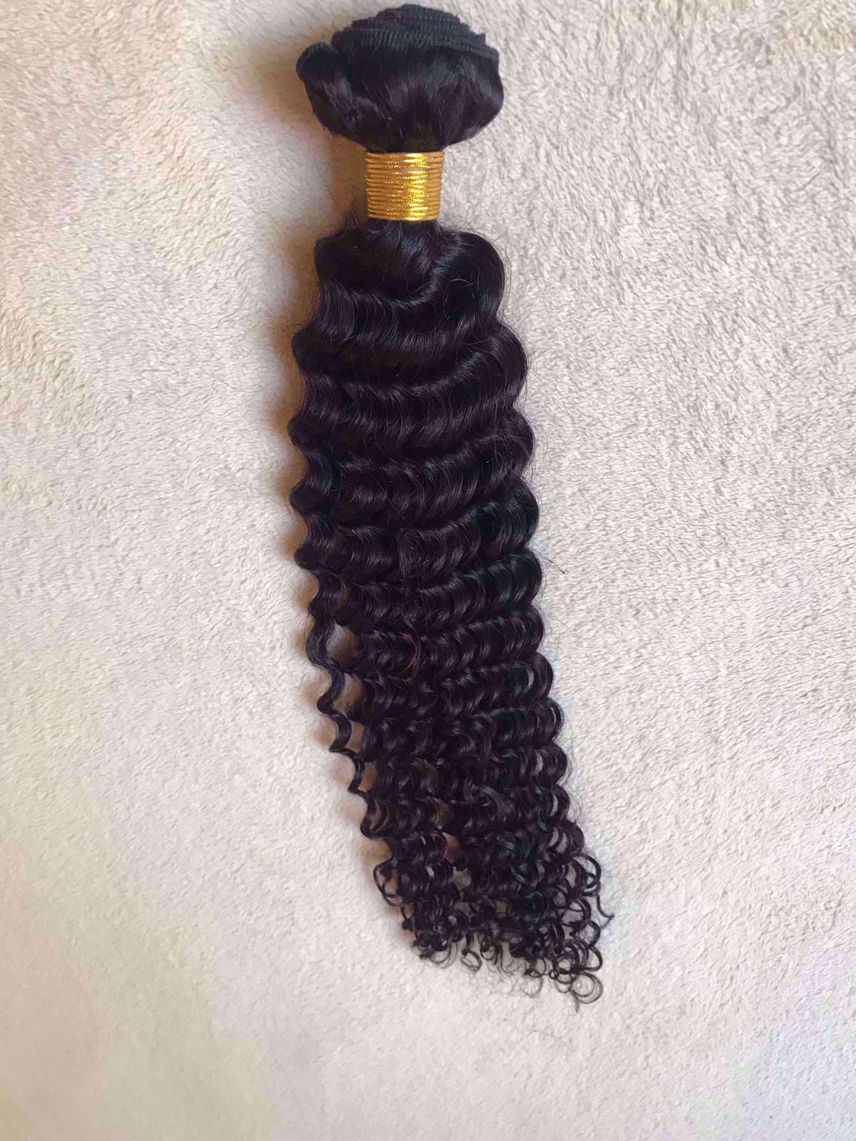 READY TO SHIP - Deep wave Human Hair Extension 100g