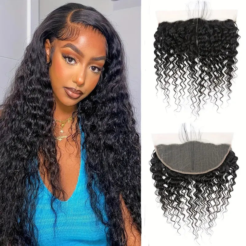 Water Wave 13x4 Frontal Human Hair