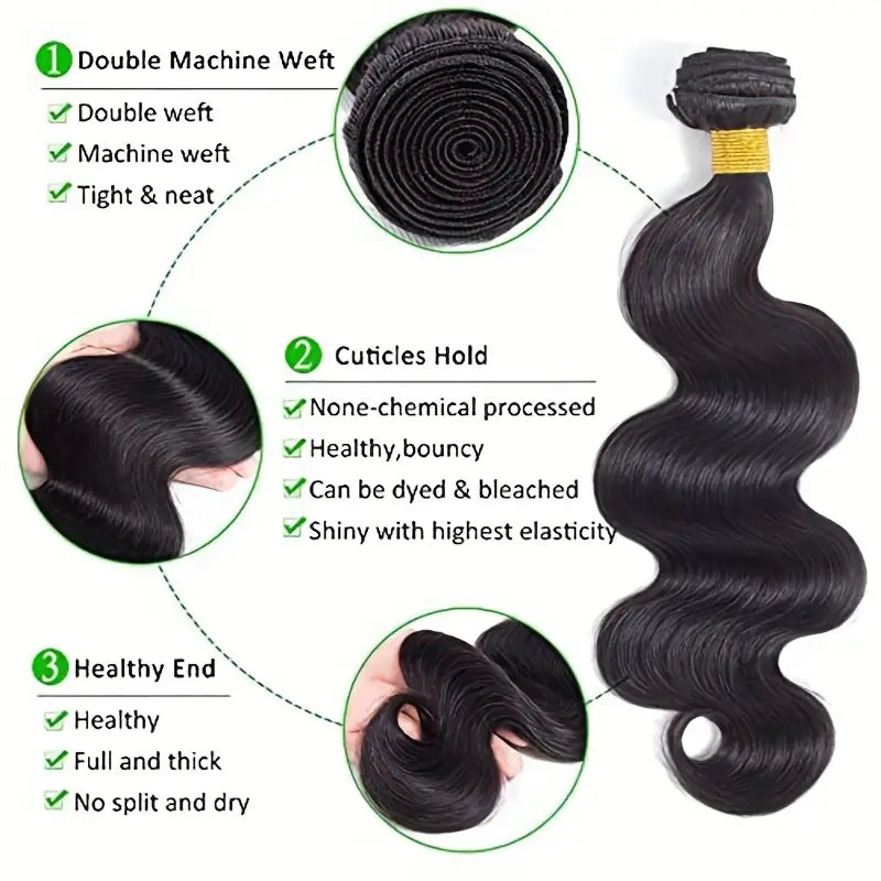 1 x Body Wave Human Hair Extension100g