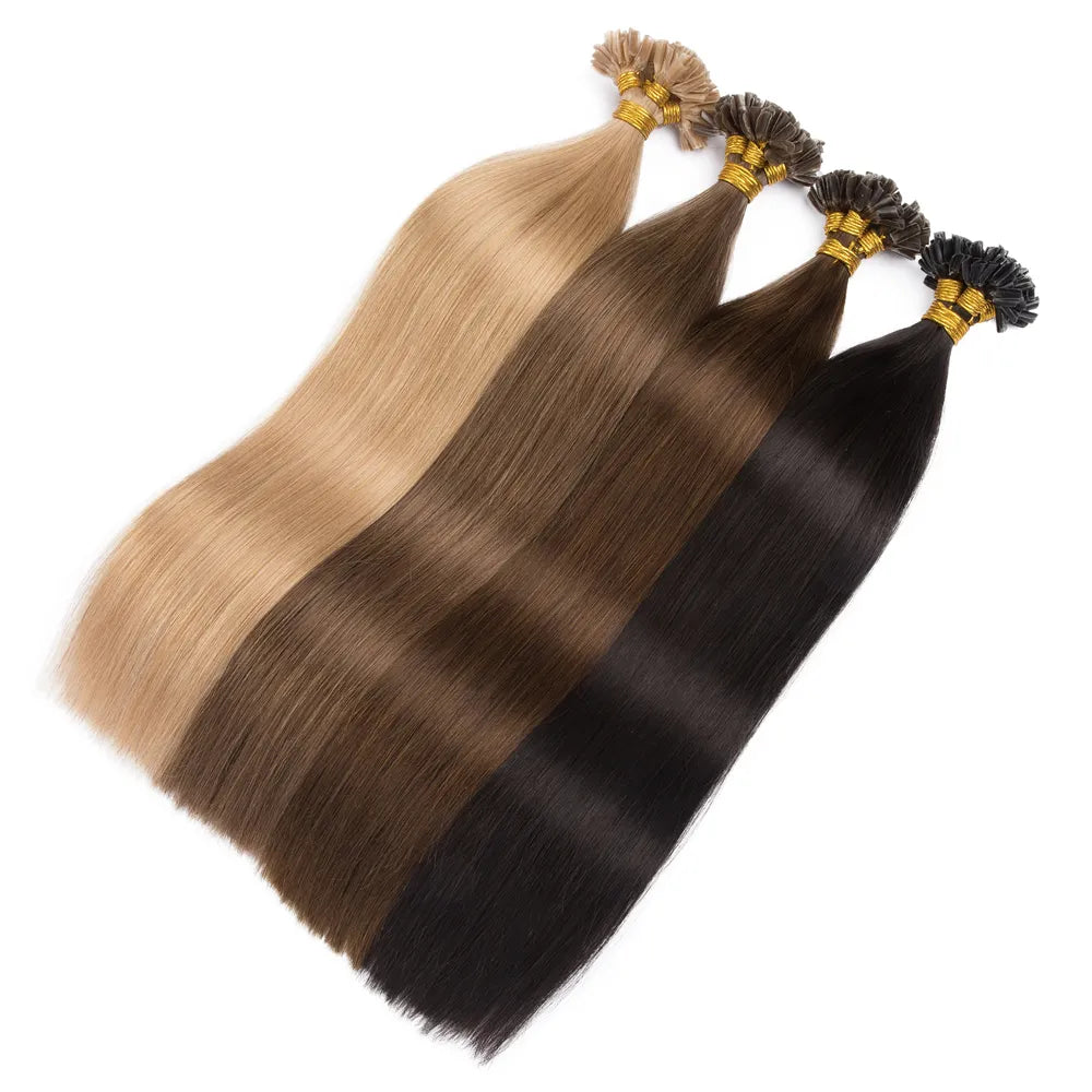 Straight Tip Human Hair Extensions 95-100g