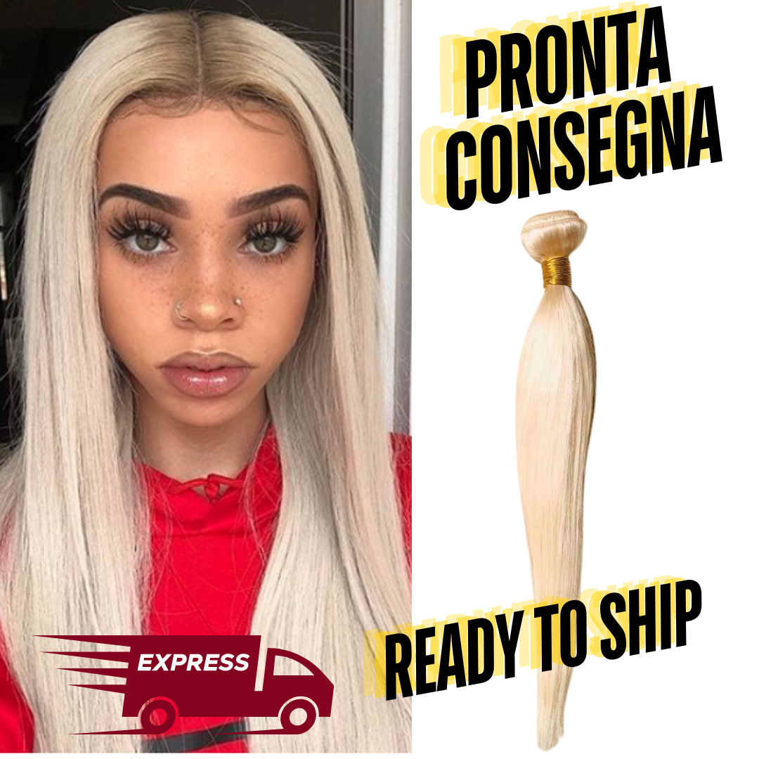 READY TO SHIP - Straight 613 blond Human Hair Extension 100g