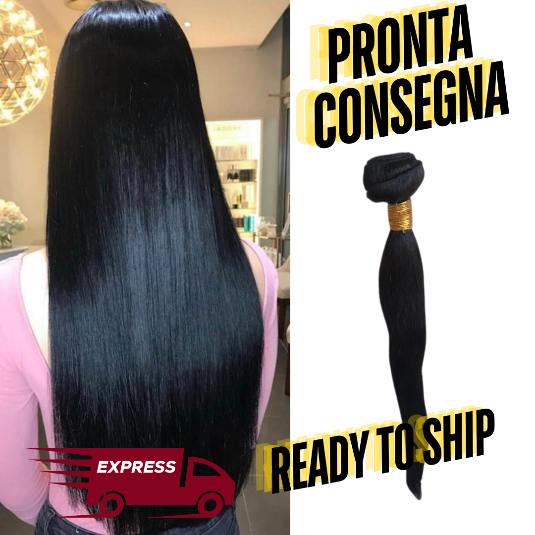 READY TO SHIP - Straight  Human Hair Extension 100g